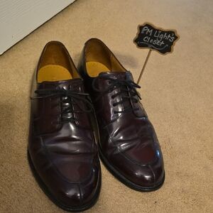 Cole Haan Classic Leather Dress Shoes Burgundy